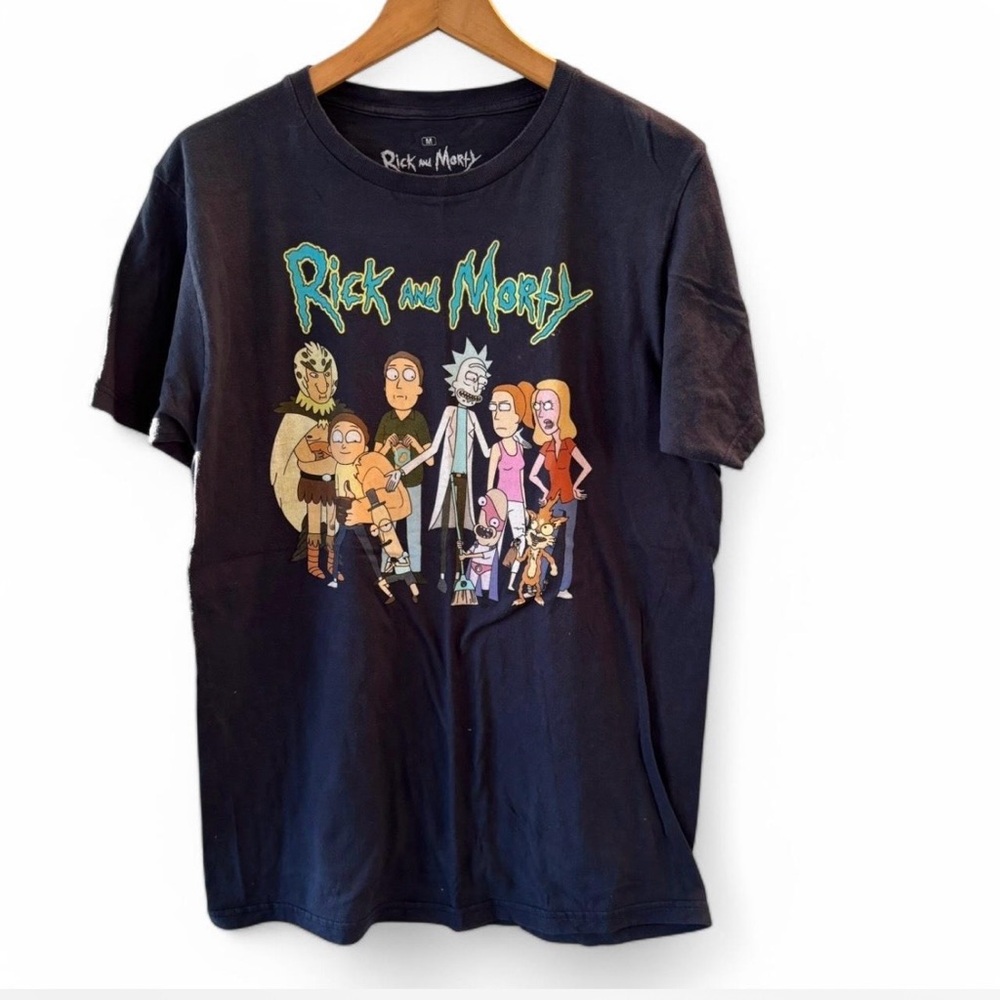 Ripple Junction Rick and Morty Navy‎ Tee